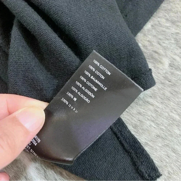 BDG Black Cropped Boxy Tee - Picture 9 of 10